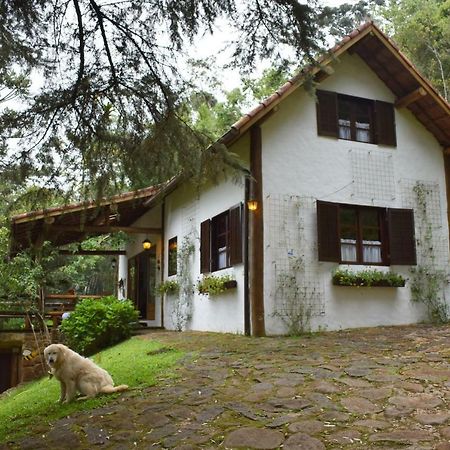 Chalet da Hortênsias Villa Cunha Bagian luar foto