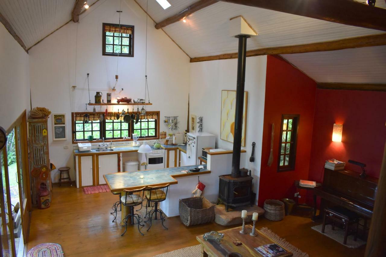 Chalet da Hortênsias Villa Cunha Bagian luar foto
