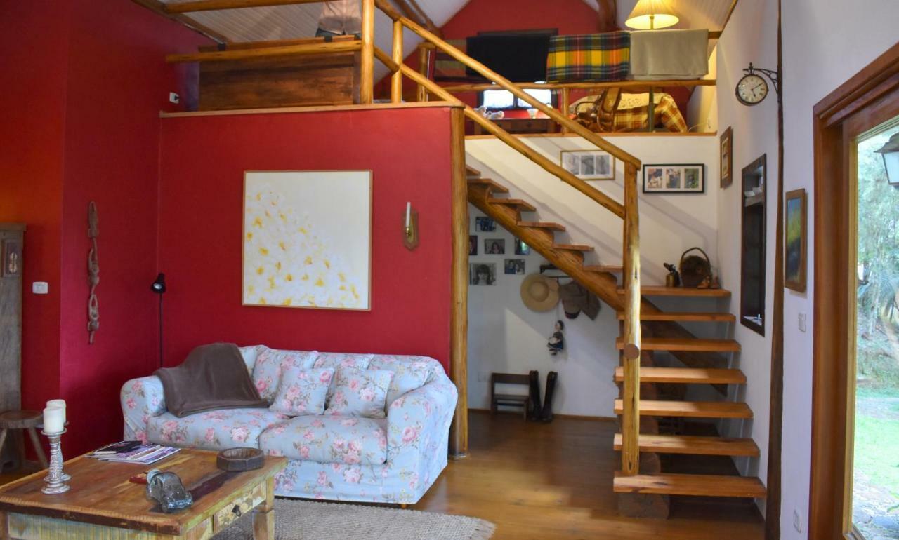 Chalet da Hortênsias Villa Cunha Bagian luar foto